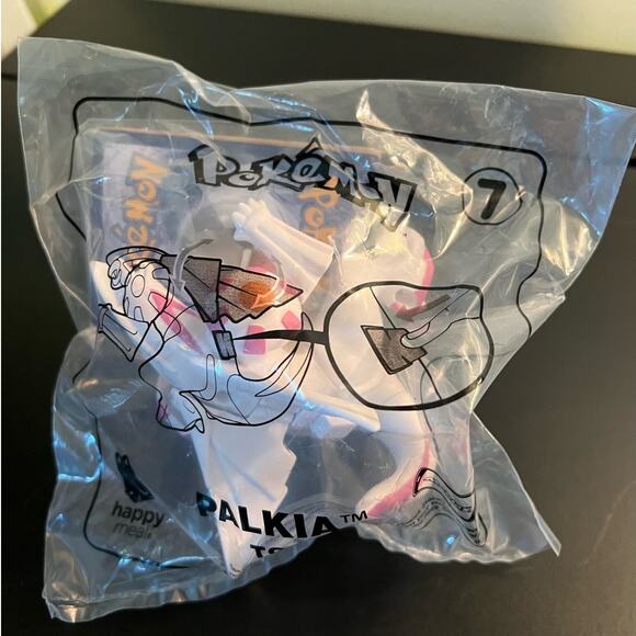 NIB 2018 Palkia McDonald's Happy Meal Toy #7 with Pokemon Card - Silver - Picture 3 of 4